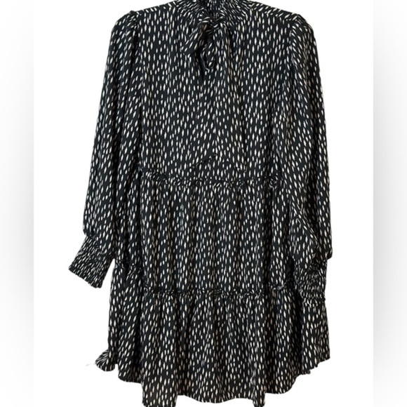 Loveriche Long Sleeves Dress Women’s size S Black/cream - Picture 1 of 12